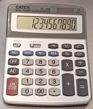 Калькулятор EATES DC-1988 12 розрядів 16*21см