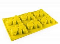 Форма силиконовая для печенья &quot;БАРНИ&quot; 6шт на листе 31*18*2.2cm XY-C1140