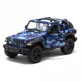 Машинка KINSMART "Jeep. Wrangler camo edition" (синий) MiC