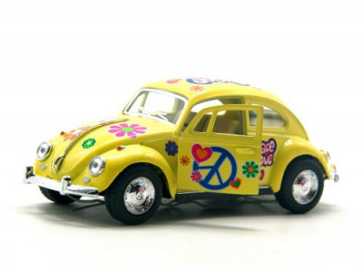 Машинка "Volkswagen Beetle" (желтая) Kinsmart  
