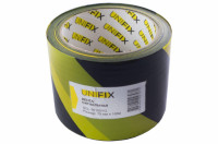 Лента сигнальная Unifix - 75 мм x 100 м желто-черная (SGL-75100YG)