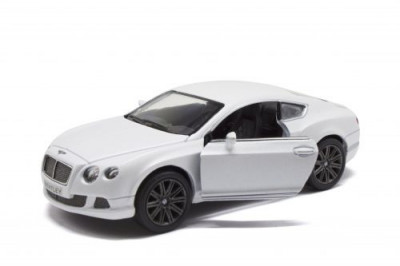 Машинка "Bentley Continental GT " (белая) Kinsmart