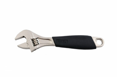 Ключ разводной Mastertool - 300 мм (0-35 мм) с обрезининной ручкой (76-0124)