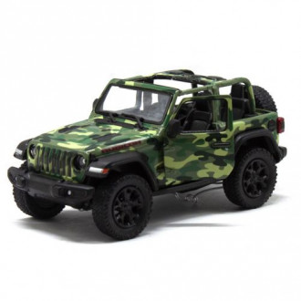 Машинка KINSMART "Jeep Wrangler camo edition" (зеленый) MiC