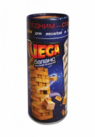 Настольная игра Vega Дженга Jenga Башня от Danko Toys 56 брусков в тубусе