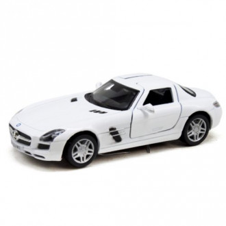 Машинка KINSMART "Mercedes-Benz SLS AMG" (белая) MiC  