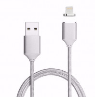 Магнитный Шнур Data кабель для зарядки 3 in1 USB Micro + iPhone5/6 + Type C magnetic cable ткань