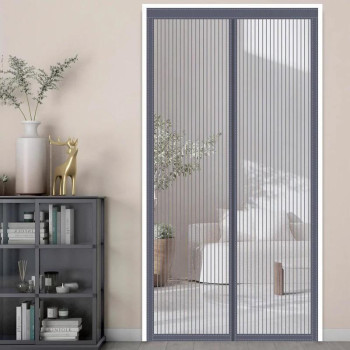 Опт от 10 шт. Москитная сетка шторка на сплошных магнитах для дверей 100 х 210 антимоскитка на двери с магнитными фиксаторами