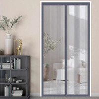 Сетка 210 *100 широкая москитная шторка от комаров и мух на сплошных магнитах на двери 2.10м на 1.00м цвета в ассортименте