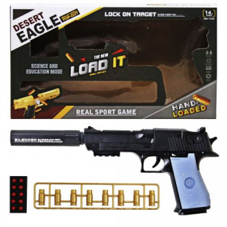 Пистолет "Desert Eagle" с пулями и гильзами MiC  