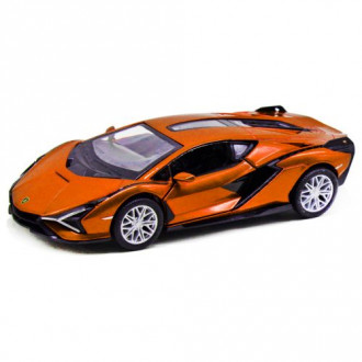 Машинка "Lamborghini Sian 5", оранжевый Kinsmart  
