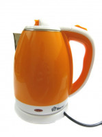 Чайник электрический &quot;DOMOTEC&quot; 2,0L 1500W MS- 5022 Нерж+пластик Оранж