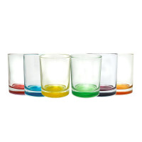Набор стаканов низких New York Bright Colors 250мл 6шт. J8922