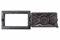 Дверцы для печи DV - 260 x 165 мм поддувные (Ч22)