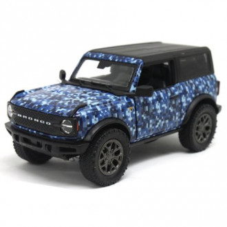 Машинка металлическая "Ford Bronco Camo Edition", синий Kinsmart  