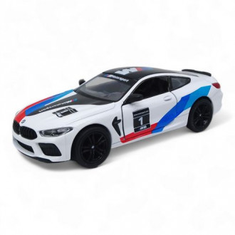 Машинка "BMW M8 Competition Coupe 5", белая Kinsmart