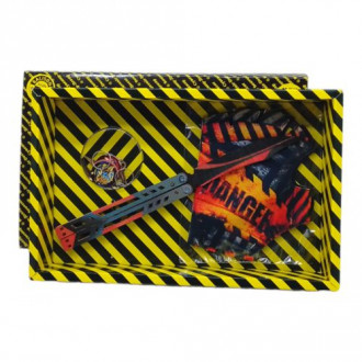 BOX сувенирный набор ножей "Бабочка BLACK WIDOW" Сувенир-Декор Украина