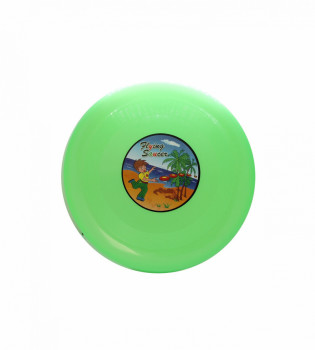 Летающая тарелка M 2871 13см, пластик, в кульке, 13-13-2 см