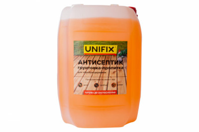 Антисептик грунтовка-пропитка для обработки древесины Unifix - 10 кг (951130)