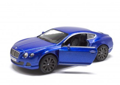 Машинка "Bentley Continental GT " (синяя) Kinsmart