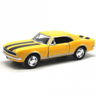 Машинка металлическая "Chevrolet Classic Camaro Z/28 1967", желтый Kinsmart