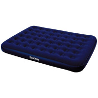 Велюр матрац двухспалка Best Way BW 67003 синий, 203-152-22см Bestway