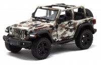 Машинка KINSMART &quot;Jeep Wrangler camo edition&quot; (коричневый) MiC