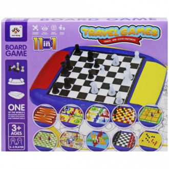 Игровой набор 11 в 1 "Travel games" Jung Feng