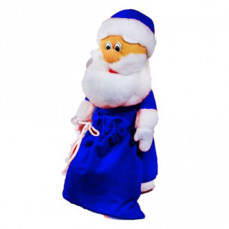 Мягкая игрушка "Санта Клаус" в синем MiC Украина 