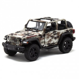 Машинка KINSMART "Jeep Wrangler camo edition" (коричневый) MiC