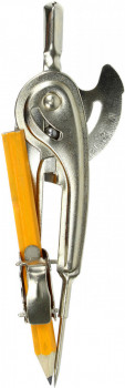 Циркуль "Коз. ножка" металлический с карандашом