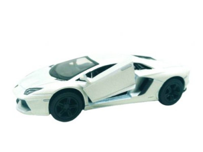 Машинка "Lamborghini Aventador LP 700-4" (белая) Kinsmart  