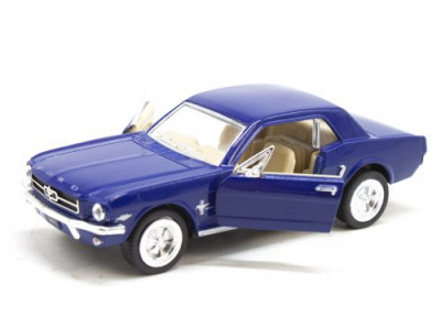 Машинка "Ford Mustang 1964" (синяя) Kinsmart