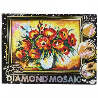 Алмазная живопись "DIAMOND MOSAIC. Маки" MiC Украина 9 лет 