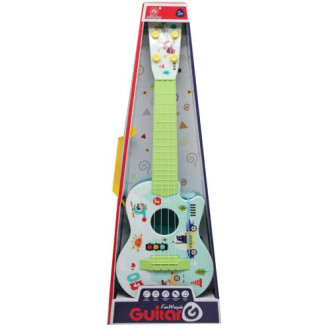 Гитара четырехструнная "Guitar", бирюзовая. fan wingda toys  