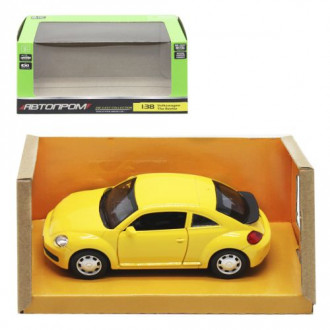 Машина металлическая "Volkswagen Beetle" из серии "Автопром" (желтая) MiC  