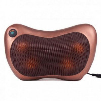 Массажная подушка для шеи с инфракрасным прогревом для дома и авто 12в Massage Pillow