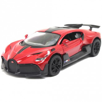 Машинка металлическая "Bugatti Divo 5", красный Kinsmart  