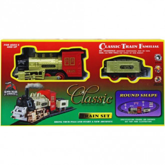 Железная дорога "Classic Train Familial", 73 см, локомотив и вагон MIC