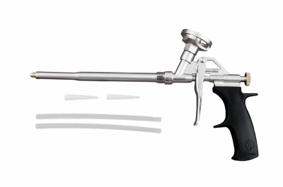 Пистолет для пены Intertool - никель (PT-0603)