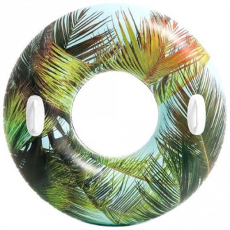 Надувной круг Цветочный,пальма Intex
