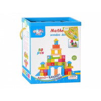 Деревянная игрушка Городок MD 0657 68дет, в коробке конструктор из дерева
