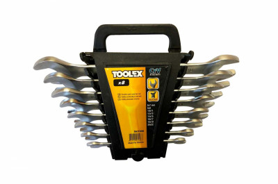 Набор ключей рожковых Toolex - 8шт (6-22мм) (06I1008)