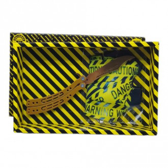Игровой набор BOX "Бабочка Gold" нож и перчатки Сувенир-Декор Украина