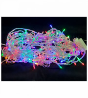 Гирлянда Xmas LED 100-90 M-7 Мультицветная RGB COLOR (белый провод) 8,5м