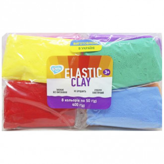 Набор воздушного пластилина "Elastic Clay", 8 цветов MiC Украина 
