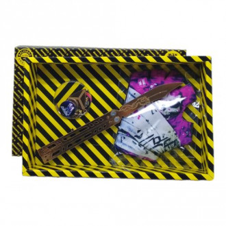 Игровой набор BOX "Бабочка Legasy" нож и перчатки Сувенир-Декор Украина
