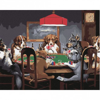 Картина по номерам "Игра в покер" MiC Украина 