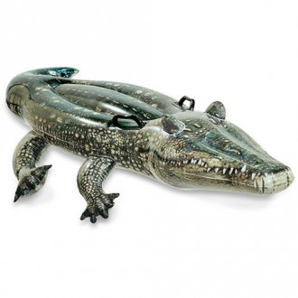 Надувной плотик Крокодил с ручками Intex