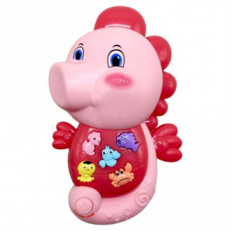 Интерактивная игрушка "Морской конек", розовый MIC